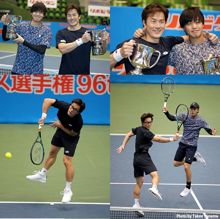 大正製薬リポビタン全日本テニス選手権96thにて、松井 俊英＆上杉 海斗ペアが男子ダブルス優勝！