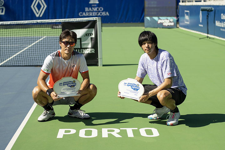 ATPチャレンジャー125 Porto Openにて、松井 俊英＆上杉 海斗ペアが男子ダブルス優勝！